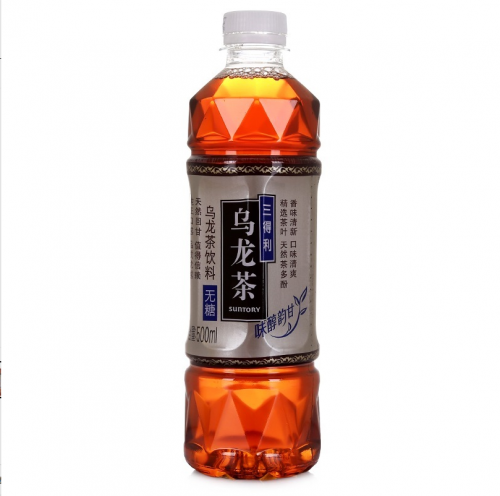 三得利无糖乌龙茶500mlX24瓶/箱